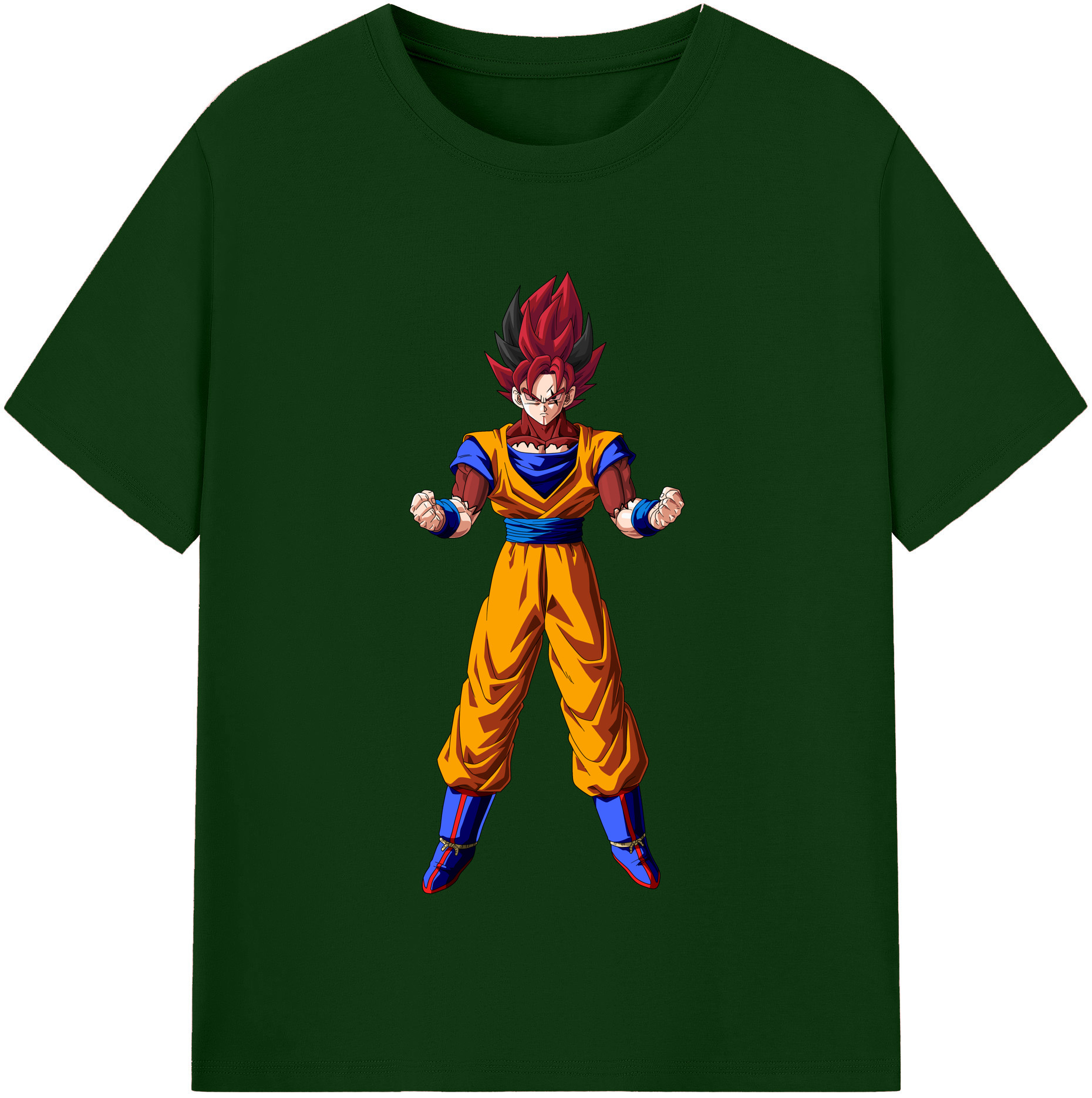 （画像用） ドラゴンボール 孫悟空（そん ごくう）Son Goku カカロット DRAGON BALL Kakarotto 綿100％半袖Tシャツ（フロントプリント）